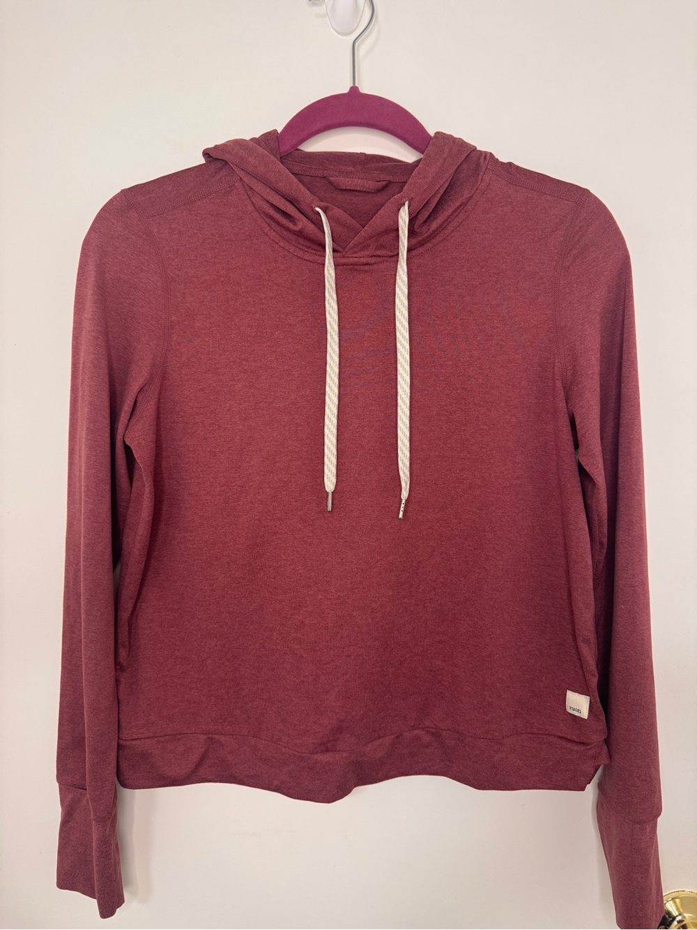 Vuori Dusty Rose Hooded Pullover - Picture 2 of 4